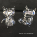 hand blown glass salt and pepper shaker
